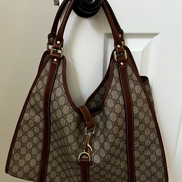 Gucci Jackie O GG Monogram Shoulder Hobo Bag - Picture 2 of 12